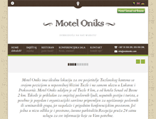 Tablet Screenshot of moteloniks.com